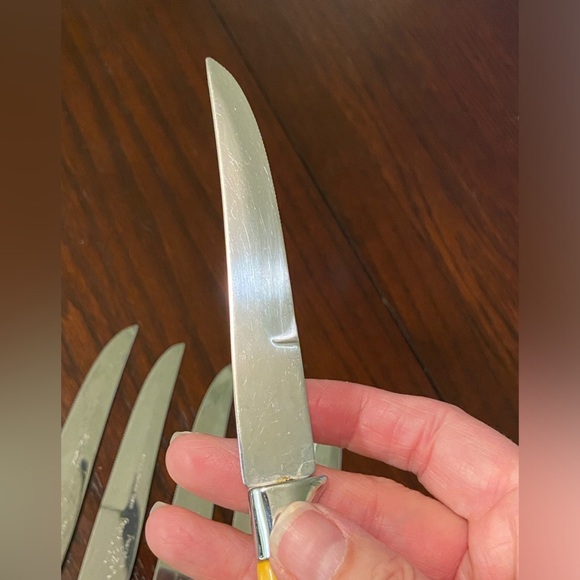 Vintage BAKELITE LOT 6 KNIVES DEEREDGE Regent SHEFFIELD ENGLAND Forever Sharp - Picture 10 of 10